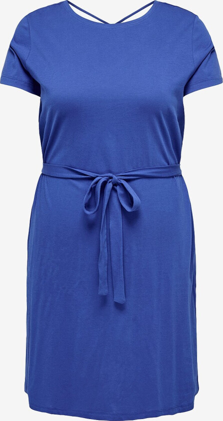 T-shirtkjole carMay Life S/s Blk Dress Jrs - Blå
