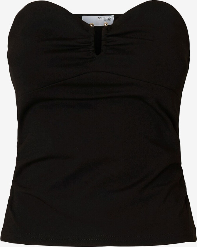 Topp slfIra SL U-ring Bandeau Top - Svart
