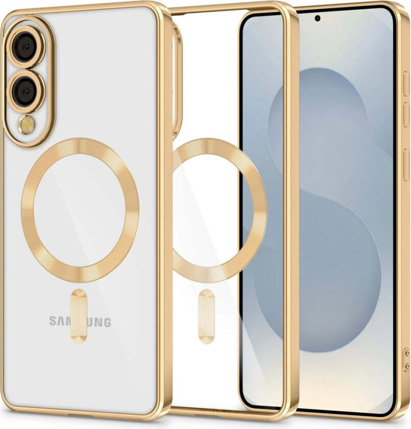 Samsung Galaxy S25 Edge Tech-Protect MagFlex Deksel - MagSafe Kompatibel - Gull