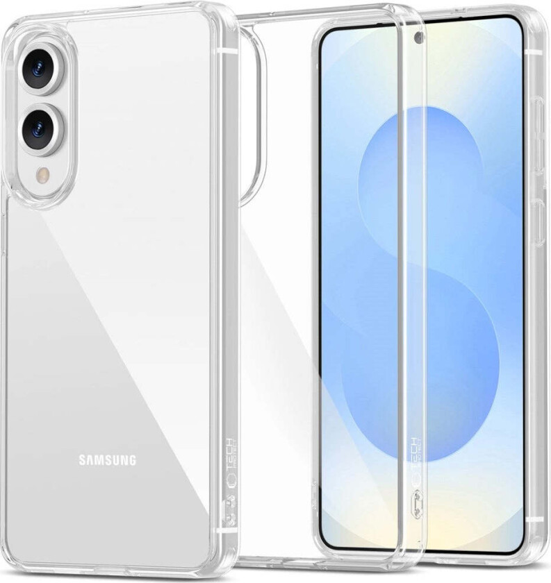 Samsung Galaxy S25 Edge Tech-Protect Flexair Hybrid Deksel - Gjennomsiktig