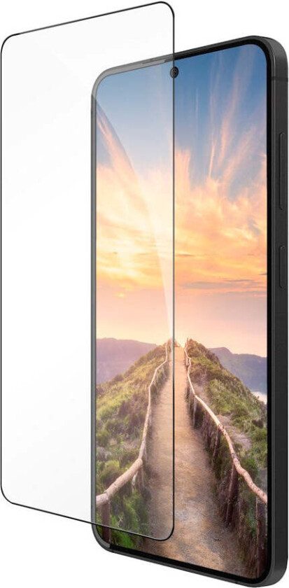 Samsung Galaxy S25 Edge dbramante1928 Eco-Shield Skjermbeskytter med Installasjonsramme - Gjennomsiktig / Svart Kant