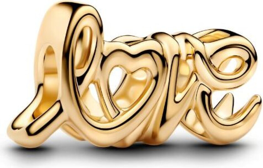 Moments, Charms i 925 forgylt sølv med LOVE