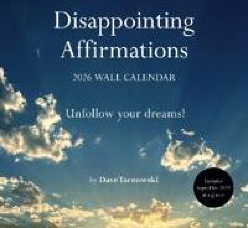Disappointing Affirmations 2026 Wall Calendar