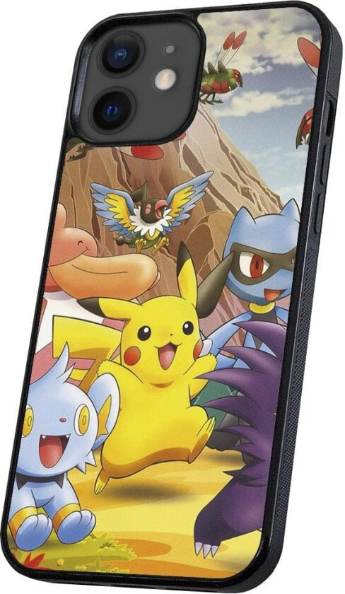 iPhone 12 Mini - Deksel/Mobildeksel Pokemon