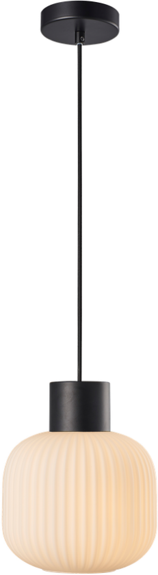 Pento takpendel 20 cm - Opal hvit