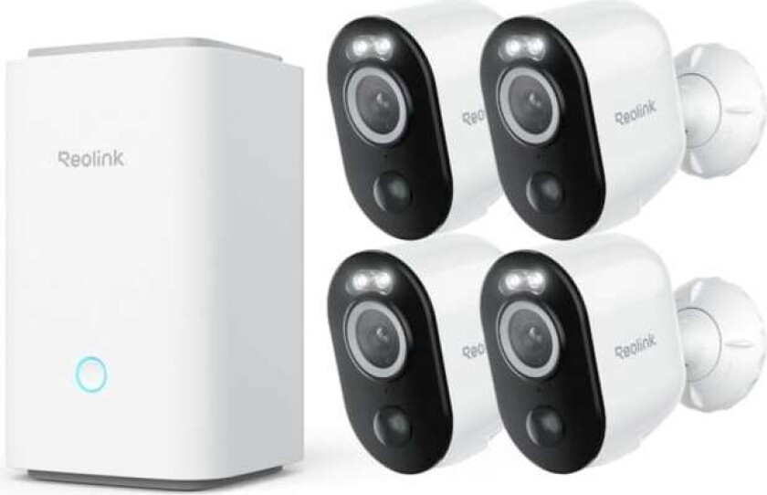 Home Hub med 4x Argus 3 Ultra 4K-kamera