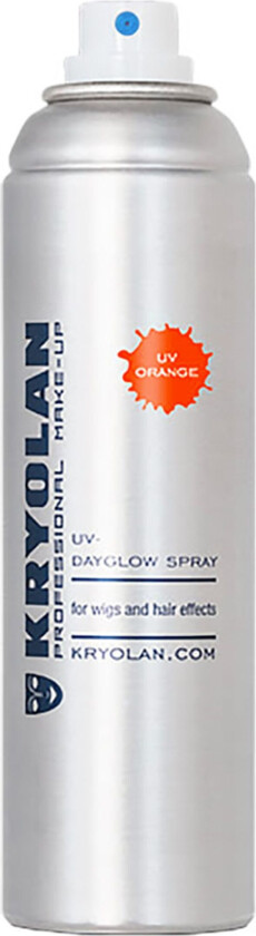 Kryolan UV Neon Hårspray - Oransje