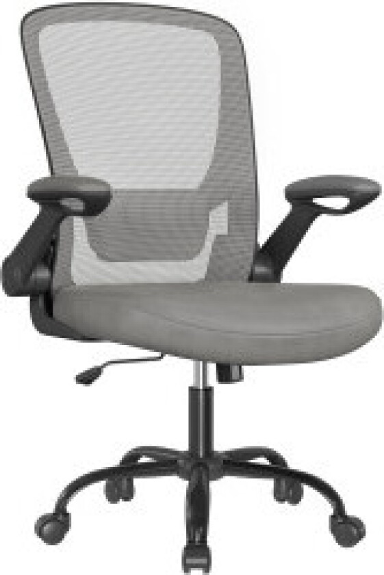 Ergonomisk justerbar kontorstol med korsryggstøtte