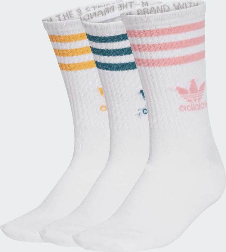 Mid Cut Crew sokker, 3 par