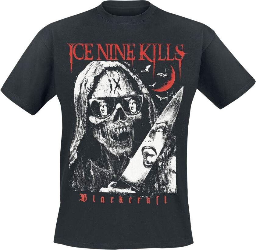 Goth T-skjorte - Ice Nine Kills - Ice Nine Reaper T-skjorte - S til XXL - Herrer - svart