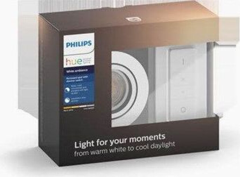 Hue MILLISKIN recessed round white 1x5.5W 230V (with remote)