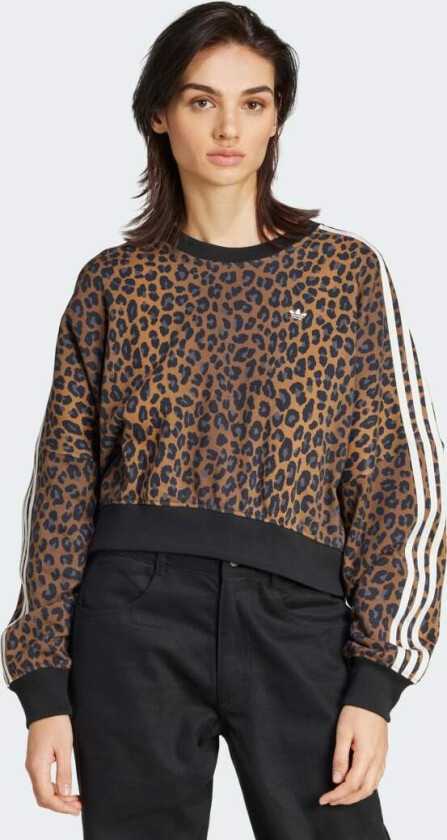 Leopard Crewneck Genser