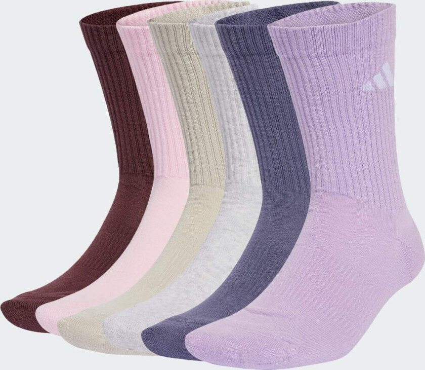 Cushioned Crew Sokker, 6 par
