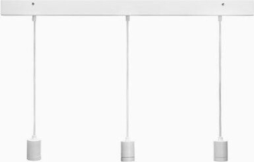 Line 3 ceiling light Rectang, white 80cm