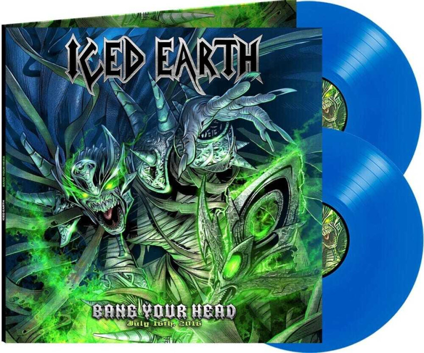 Iced Earth Bang Your Head Blue LP/Vinyl