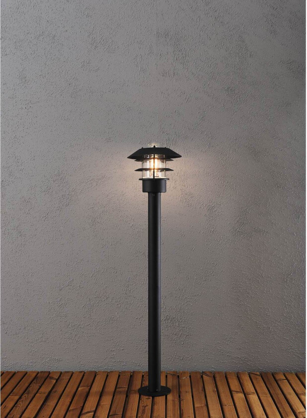 Modena Sokkellampe 98 cm. Svart 7311-750