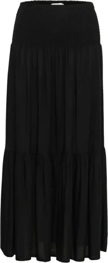 Dame, Skjørt, Svart, XL/2XL