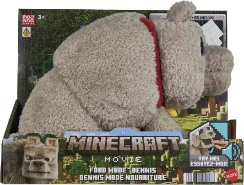 Minecraft Movie Feature Plush Food Mode Dennis