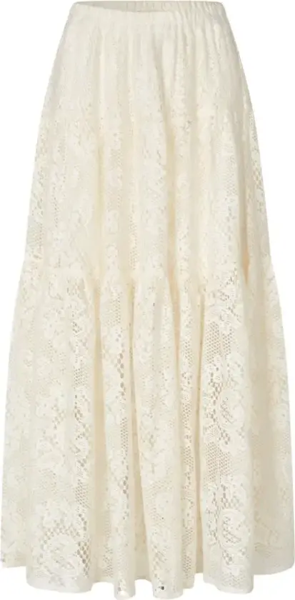 Dame, Skjørt, Beige, S