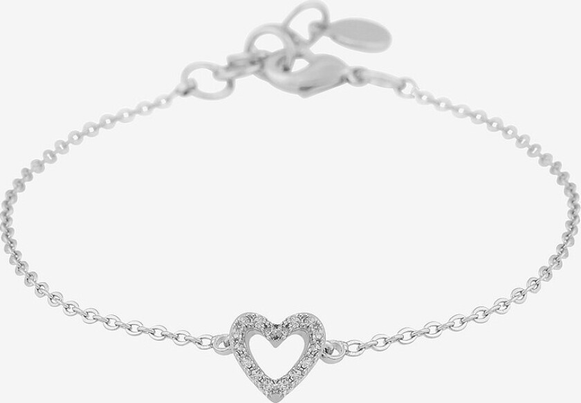 Armbånd Nisi Heart Brace - Sølv