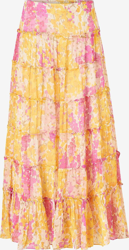 Maxi skjørt Dotted Georgette Skirt - Ss25 - Flerfarget