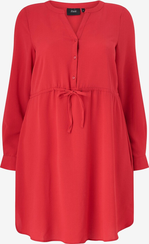 Kjole caAnni 7/8 Knee Dress - Rød