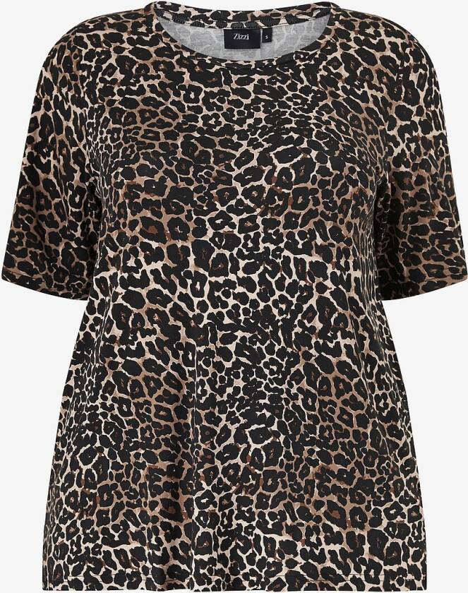 Topp cAmandy 1/2 Straight Te - Brun