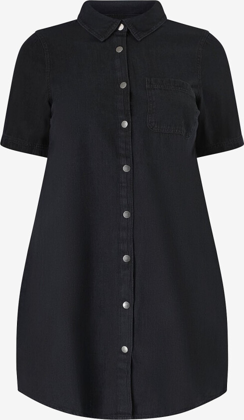 Denimkjole jKinta S/S Abk - Svart