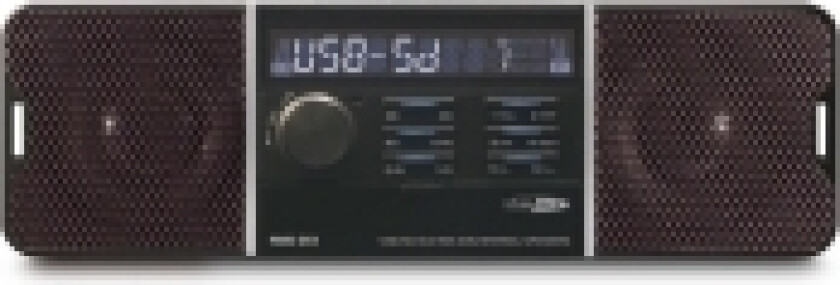 RMD213, Sort, 1 DIN, 300 W, Rotasjon, MP3, WMA, LCD