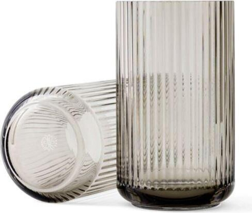 Vase h25 cm smoke