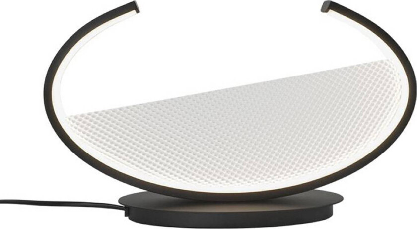 LED-bordlampe Adele, høyde 22 cm, svart, metall