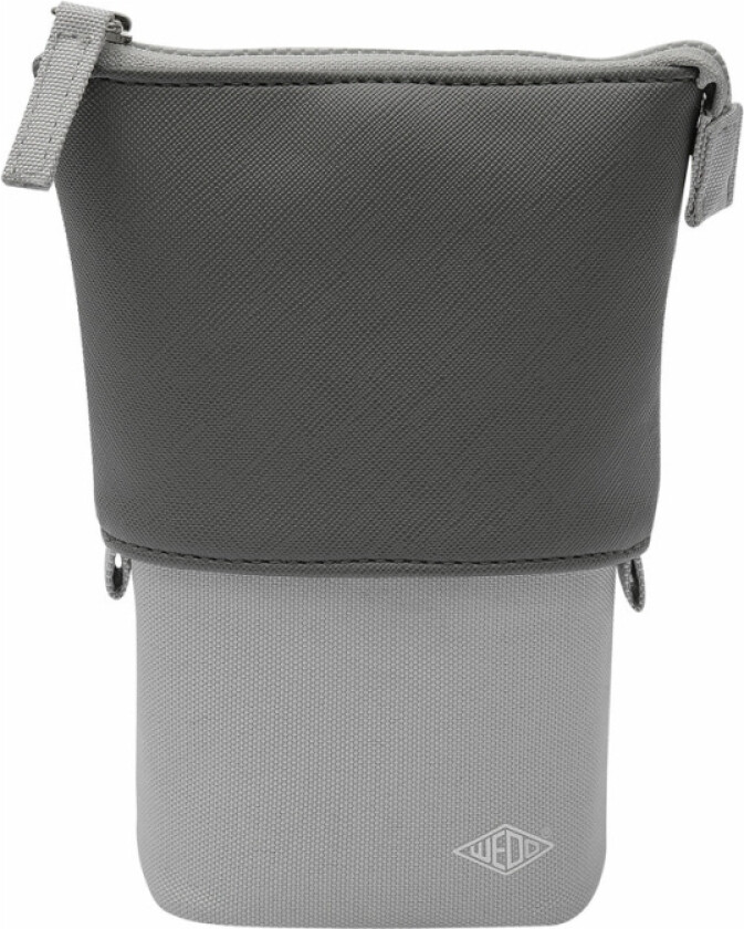 Pennal "My Butler", Kunstskinn/Polyester Antrasitt, Nedtrukket Etuiet Blir Til - 1 Stk (24273071)