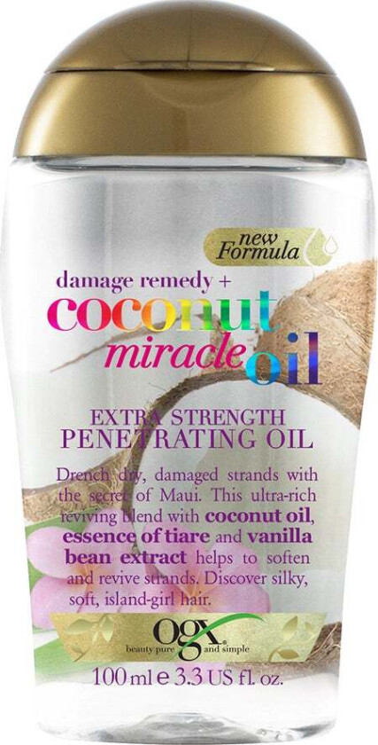 Coconut Miracle Penetrating Oil, 100 ml  Hårolje