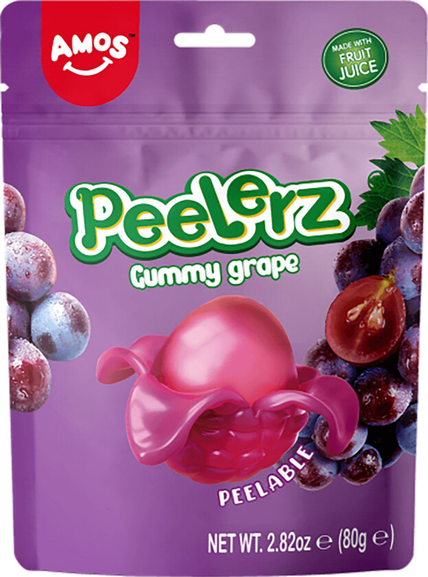 Peelerz Peelable Gummy Grape - 80 gram