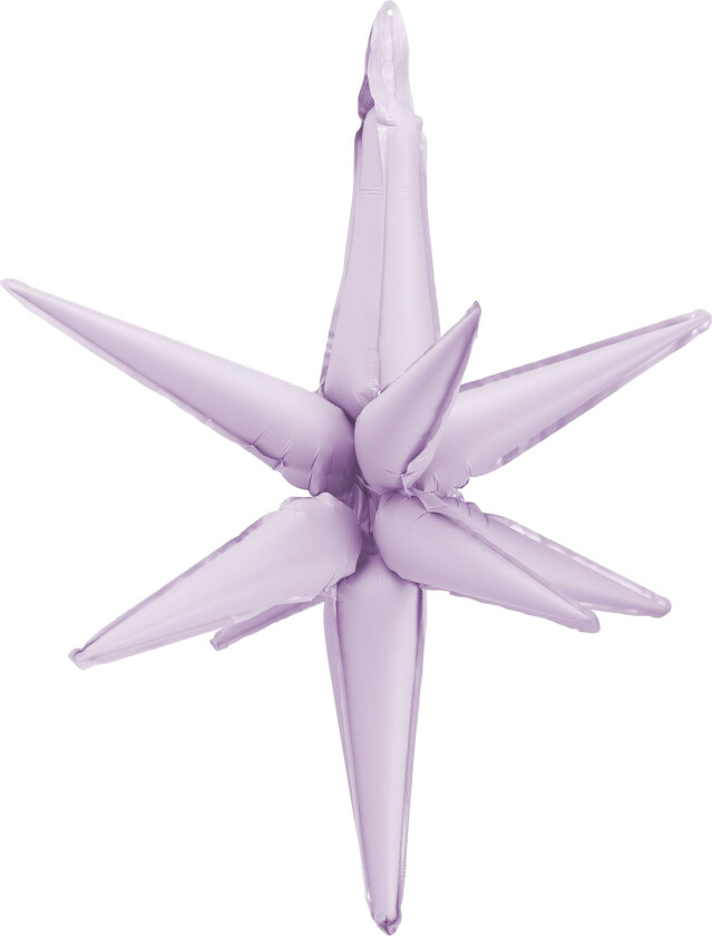 Folieballong 3D Stjerne Lilla