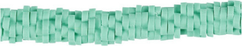 Lerperler, diam. 5-6 mm, hullstørrelse 2 mm, Grønn, 145 stk / 1 pk.