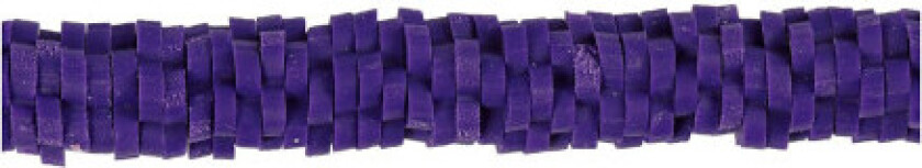 Lerperle, diam. 5-6 mm, hullstørrelse 2 mm, Lilla, 145 stk / 1 pk.