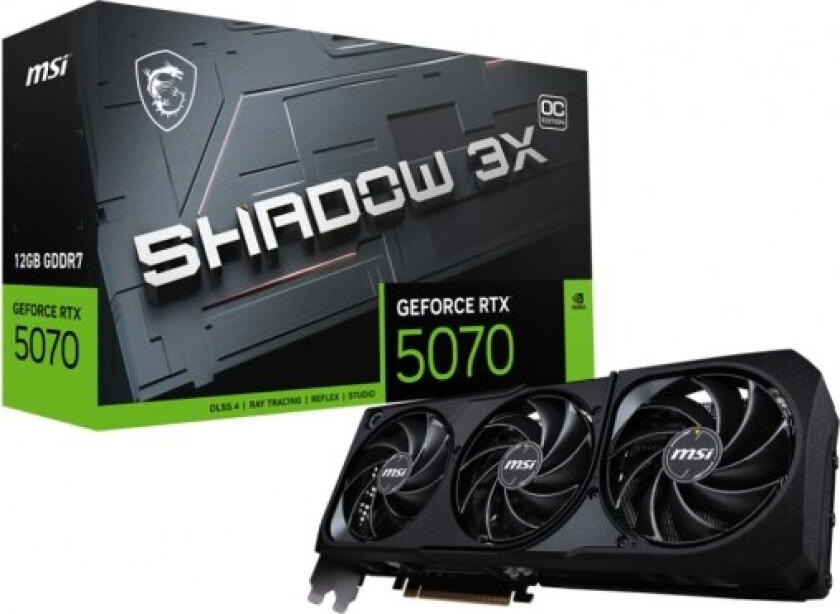 Grafikkort Msi Geforce Rtx 5070 12 Gb Shadow 3X Oc