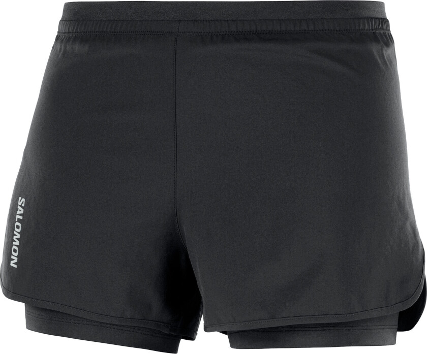 Women's Cross 2in1 Shorts DEEP BLACK/ XL, DEEP BLACK/