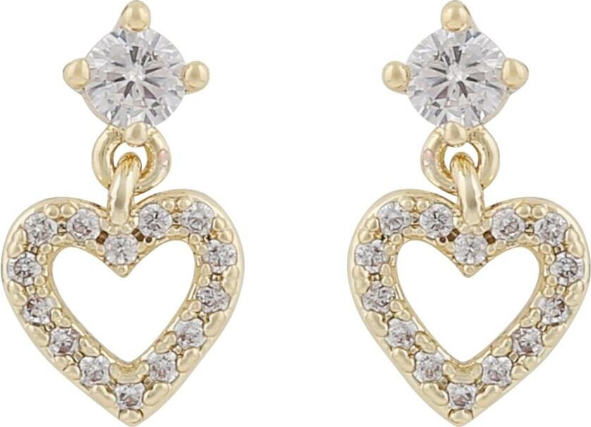 Nisi Heart Earring Gold Onesize