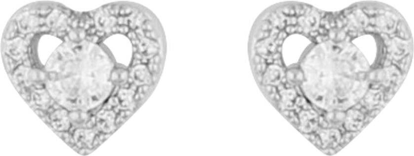 Nisi Heart Small Earring Silver Onesize