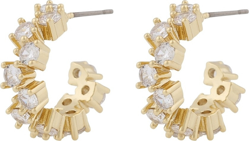 Envy Small Oval Earring Gold/Clear Onesize