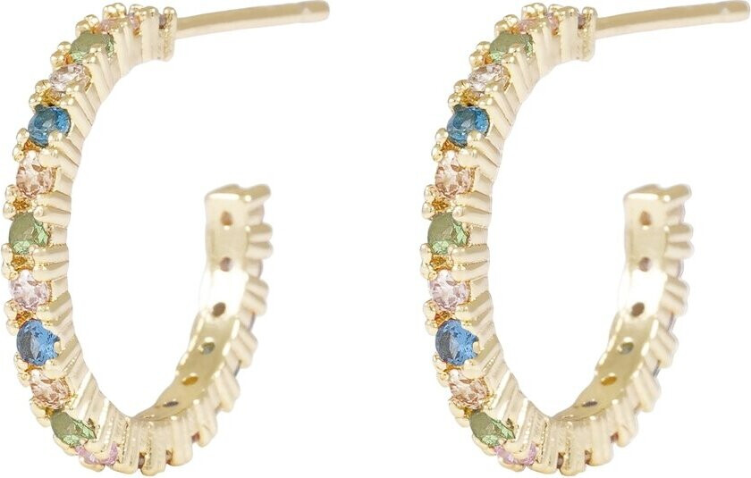 Envy Thin Oval Earring Gold/Light Mix Onesize