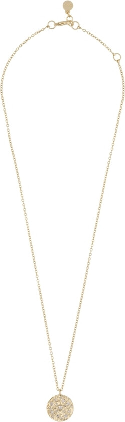 Brittany Coin Pendant Necklace Gold 45cm