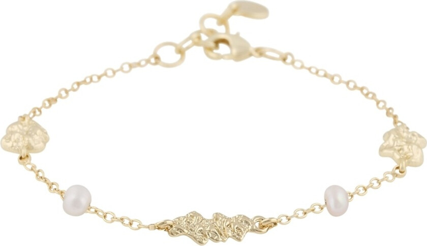 Brittany Mix Bracelet Gold/White Onesize
