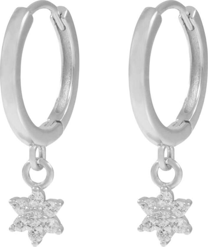 Siri Pendant Earring Silver Onesize