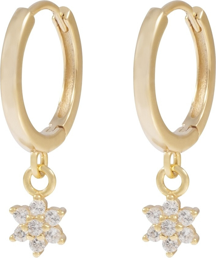 Siri Pendant Earring Gold Onesize