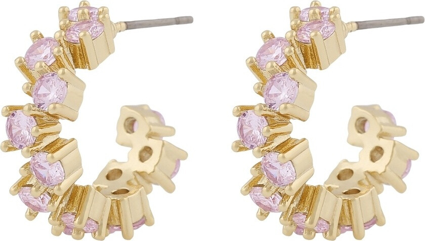 Envy Small Oval Earring Gold/Pink Onesize