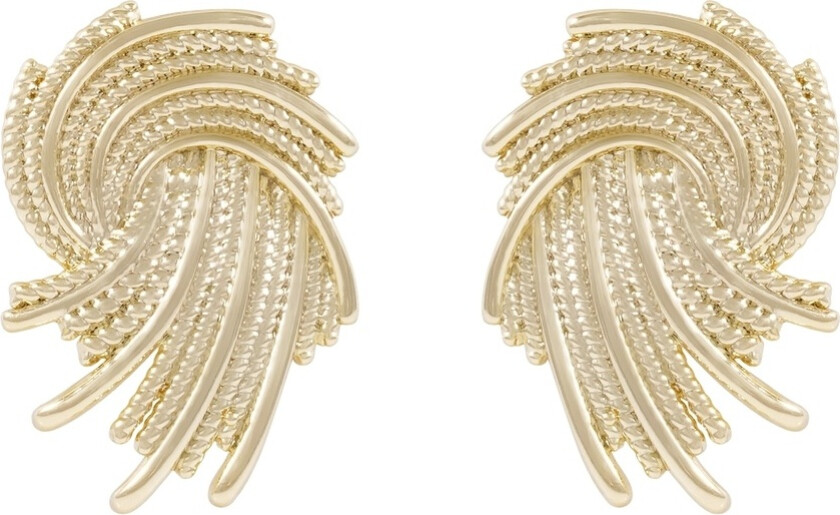 Friday Irregular Small Tassle Earring Gold Onesize