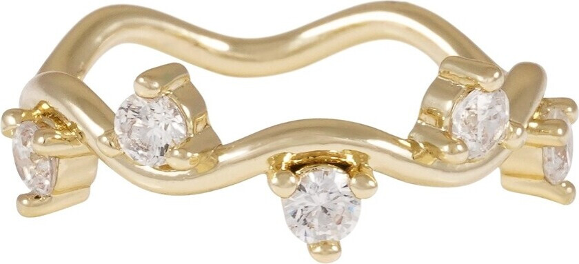 Nisi Irregular Ring Gold Large